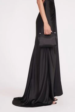MAR MINI BAG | BLACK SATIN -fashion 031 230605 Staud Fall Ecom 01049 web