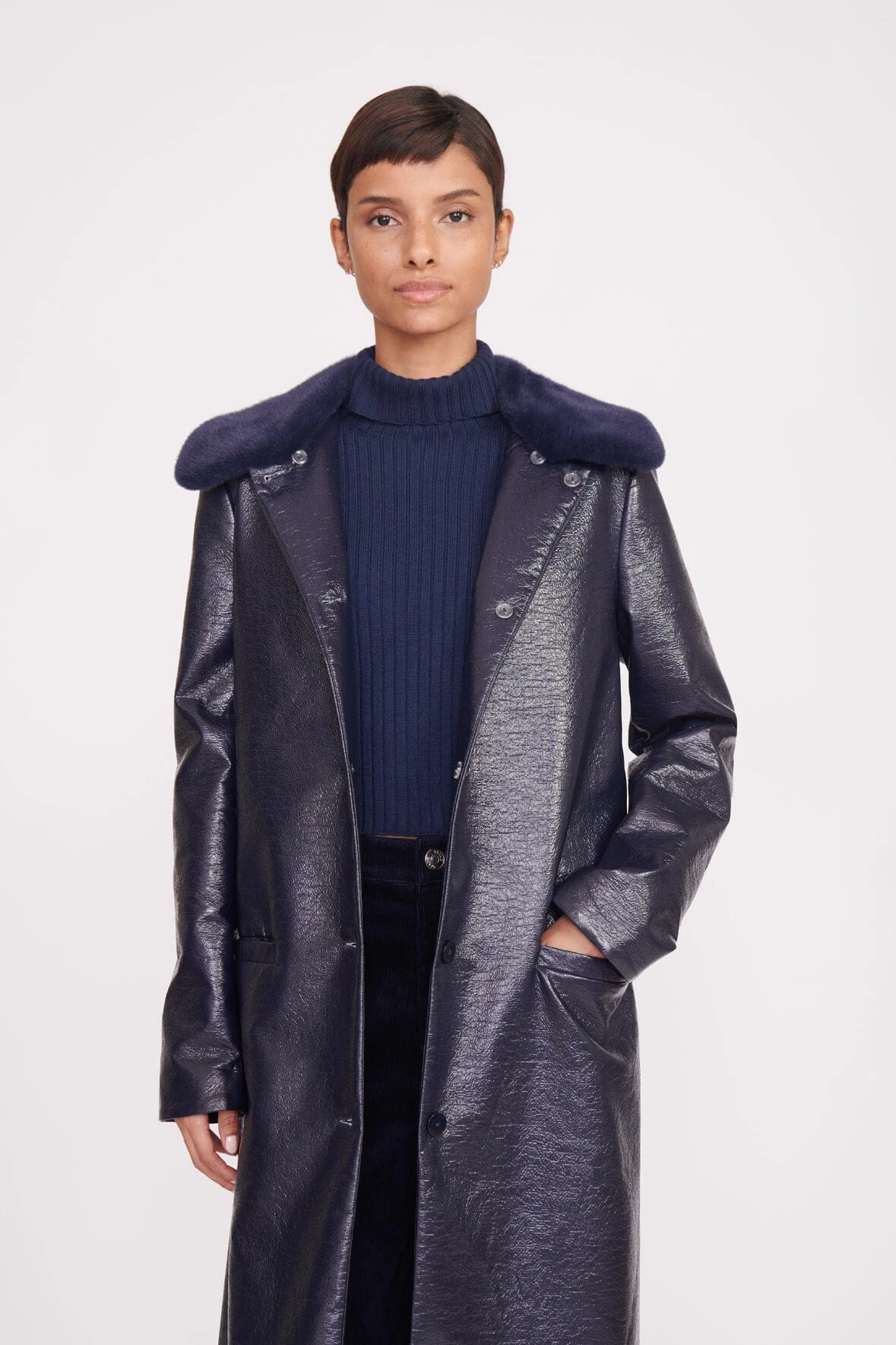 VARNISHES COAT | NAVY 6 VARNISHES COAT | NAVY - Image 4