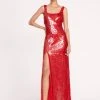 MAXI LE SABLE DRESS | POINSETTIA -fashion 116 MAXI LE SABLE SEQUIN POINSETTIA 0987 web