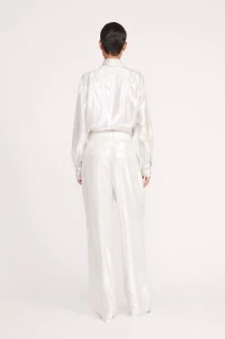 MARYN TOP | SILVER -fashion 209 MARYN TOP SILVER LUISA PANT SILVER 0573 web