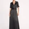MILLIE DRESS | BLACK SATIN -fashion 212 MILLIE DRESS BLACK SATIN 0489 web