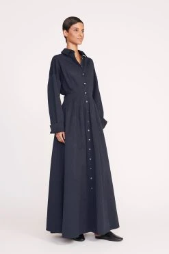 WINONA DRESS | NAVY -fashion 276 WINONA DRESS BLACK 0158 web 7fefb3bc ab8b 43fb 9e6b c929f02c5384