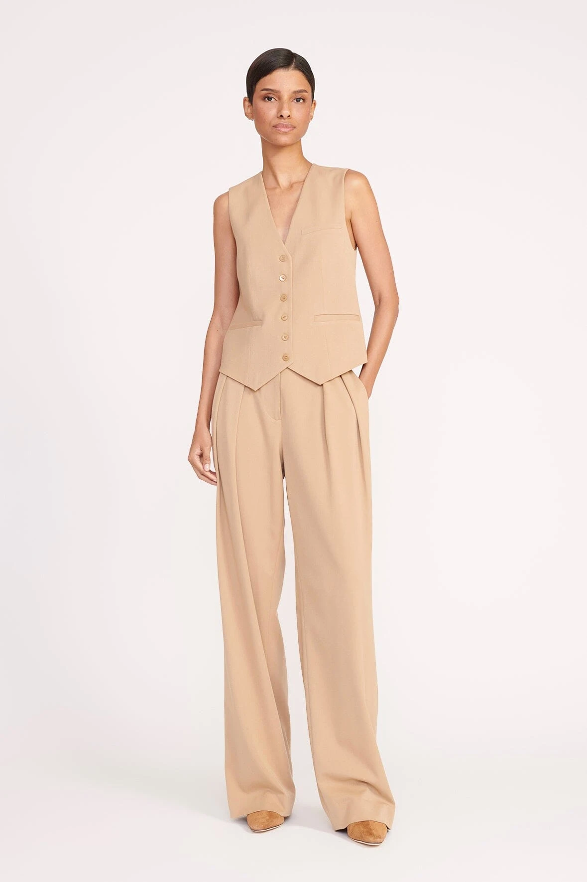 BRETT VEST | CAMEL 4 BRETT VEST | CAMEL - Image 2