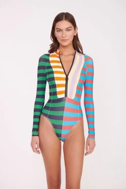 AMALIA RASH GUARD | CABANA STRIPE MULTI -fashion AMALIA RASH GUARD CABANA STRIPE 01190 web