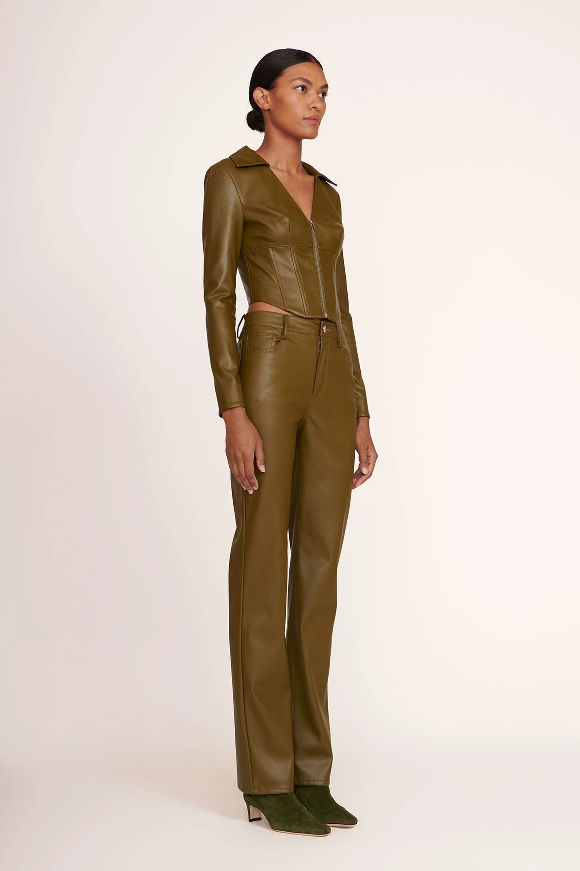 WALLY ANKLE BOOT | OLIVE SUEDE 5 WALLY ANKLE BOOT | OLIVE SUEDE - Image 3