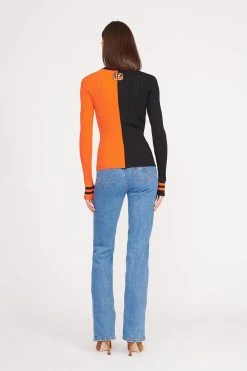 THE STAUD NFL CARGO SWEATER | CINCINNATI BENGALS -fashion CARGO SWEATER CINCINNATI BENGALS 1142 web