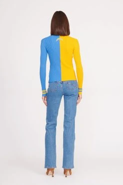 THE STAUD NFL CARGO SWEATER | LOS ANGELES CHARGERS -fashion CARGO SWEATER LOS ANGELES CHARGERS 0123 web