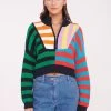 CROPPED HAMPTON SWEATER | CABANA STRIPE MULTI -fashion CROPPED HAMPTON CABANA STRIPE 01604 web