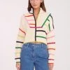 CROPPED HAMPTON SWEATER | CREAM RAINBOW MULTI -fashion CROPPED HAMPTON CREME RAINBOW MULTI 01632 web