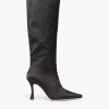 CAMI BOOT | BLACK SATIN -fashion Cami Black Satin