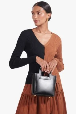 MINI SHIRLEY LEATHER BAG | BLACK -fashion Cargo Sweater Tan Black Sea Skirt Tan 00961 web
