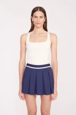 DOUBLES SKIRT | NAVY -fashion Carry Top Ivory 016 01008 web