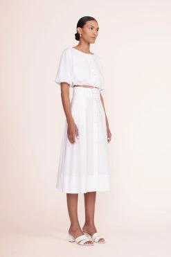 JULES BLOCK HEEL | PAPER -fashion Ellington Top White Kingsley Skirt White 00038 web 2