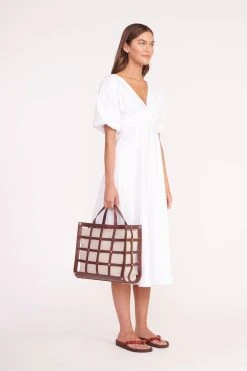 EMMA TOTE | MAHOGANY NATURAL -fashion FINLEY DRESS WHITE ANDRE SLIDE CLOVE CORAL 01588 web