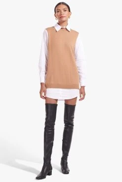 AIMEE BOOT | BLACK VEGAN LEATHER -fashion Fern Dress Tan White 01022 web 9d0b5265 a93c 4999 9fe0 6df70f1a140a