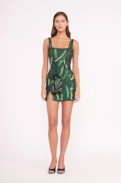 New Arrival -fashion GREEN PALM LE SABLE DRESS 04823 2 web