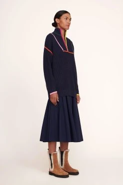 HAMPTON SWEATER | NAVY MULTI -fashion Hampton Sweater Navy Wells Dress Navy 003 edit web
