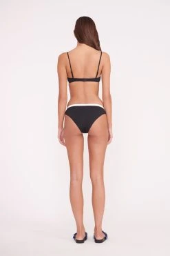 JO BALCONETTE BIKINI TOP | BLACK WHITE -fashion JO BALCONETTE GEMMA BOTTOM BLACK WHITE 00425 web