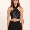 KAI TOP | BLACK VEGAN LEATHER -fashion Kai Top Black 017 edit web