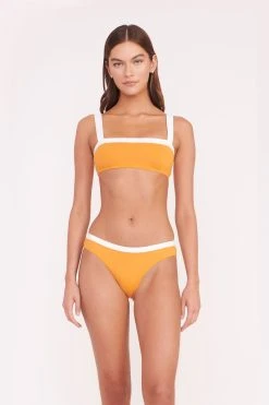 LIV BIKINI TOP | NECTARINE WHITE