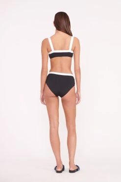 LIV BIKINI TOP | BLACK WHITE -fashion LIV TOP DEVON BOTTOM BLACK WHITE 00618 web