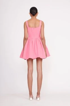 LANDSCAPE DRESS | CORAL PINK -fashion Landscape Dress Coral Pink 00482 web