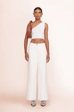MOON BAG | SADDLE -fashion Lexi top white domino pant white 00241 web