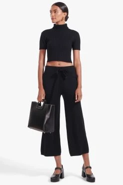 SHIRLEY LEATHER BAG | BLACK 16 SHIRLEY LEATHER BAG | BLACK -fashion LilouTop Black Muffet Pant Black 01443 web d6665f38 10c8 4c4a a053 7f636c2dc010