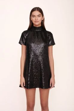 MINI ILANA DRESS | BLACK SEQUINS -fashion MINI ILANA DRESS BLACK SEQUINS 6