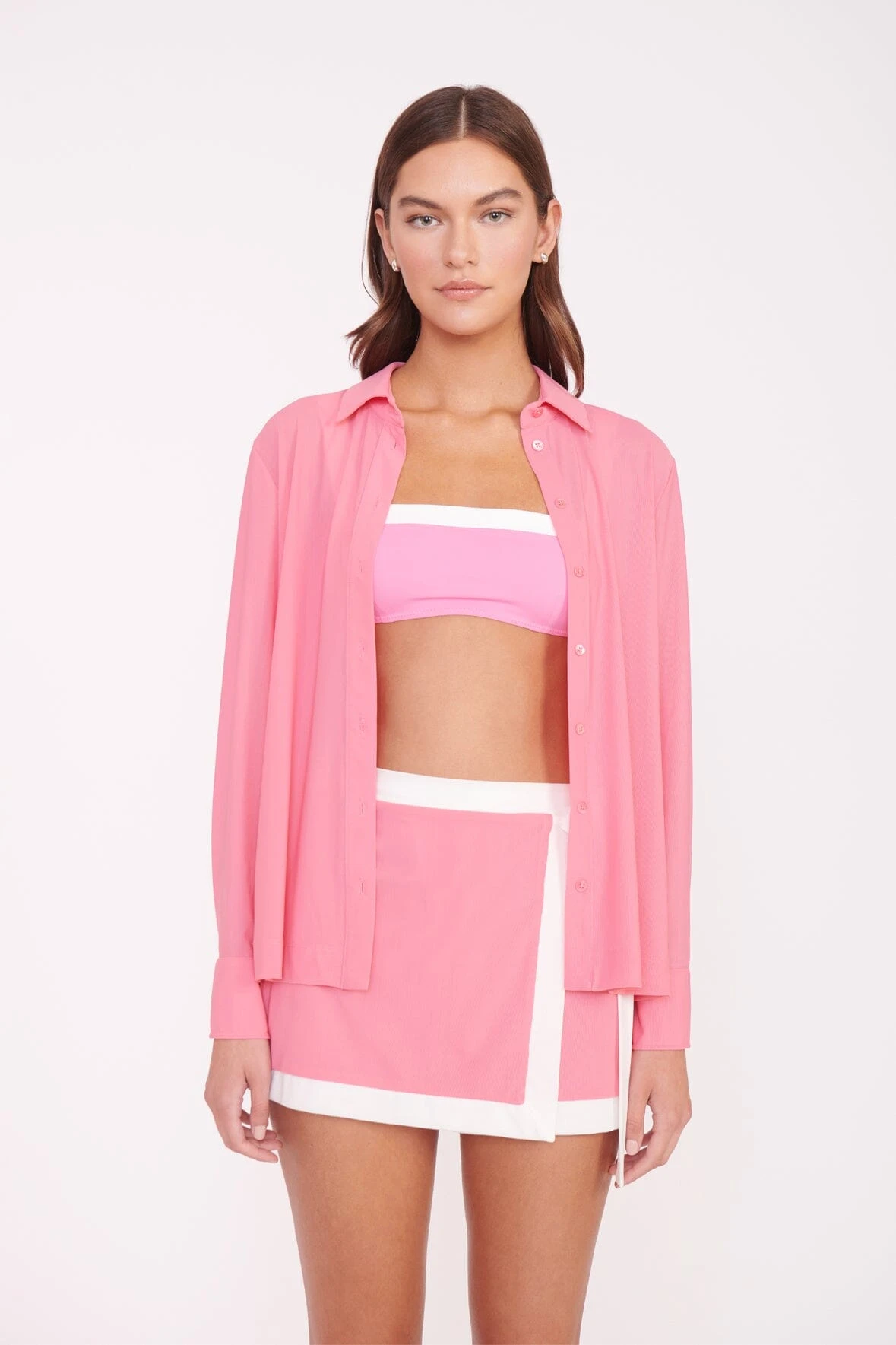 MIRIAM COVERUP TOP | CORAL PINK