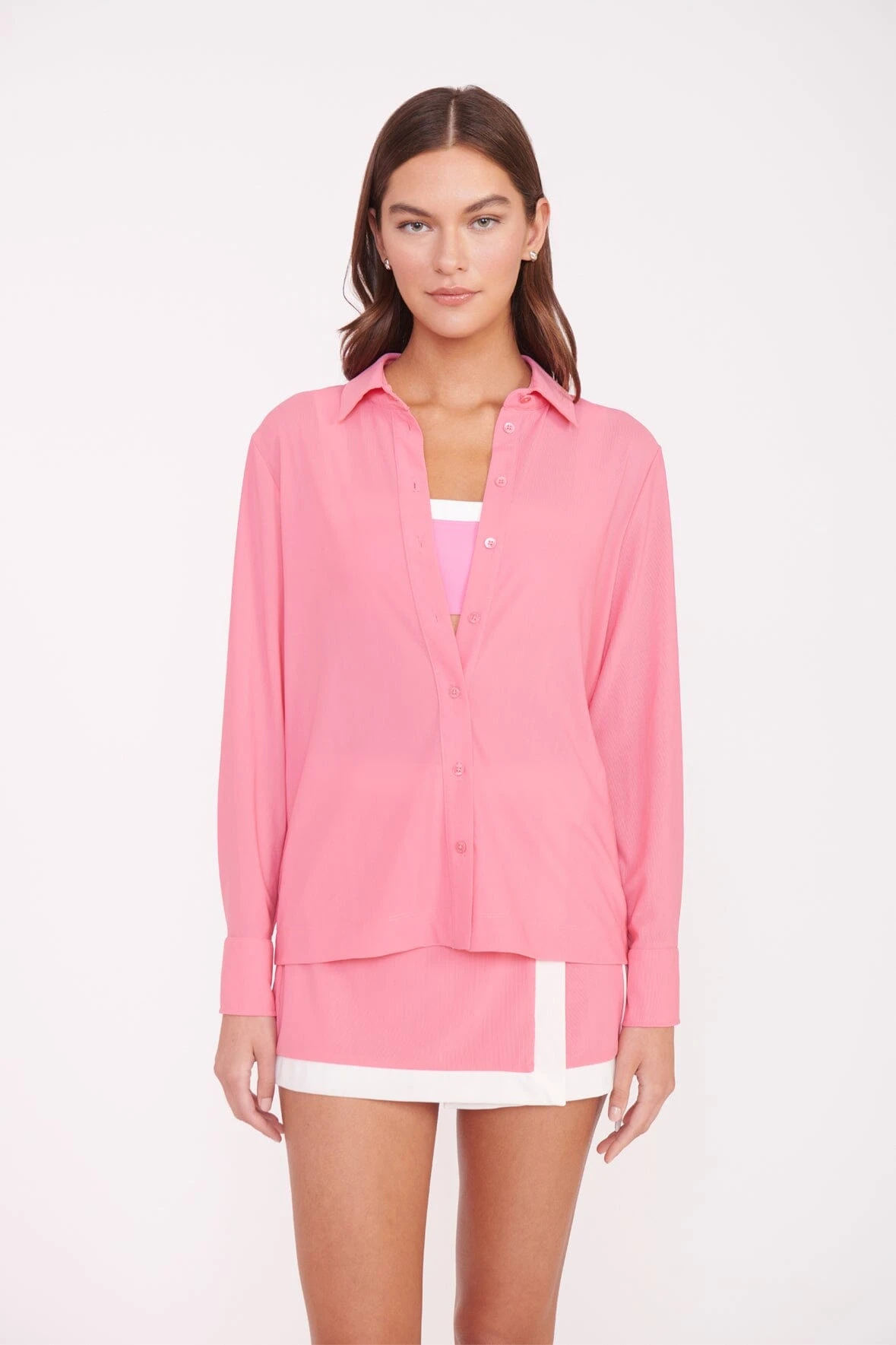 MIRIAM COVERUP TOP | CORAL PINK - Image 2