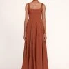 WELLS MAXI DRESS | TAN -fashion Maxi Wells Dress Tan 002 edit web