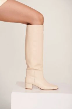 NANCY BOOT | CREAM -fashion Nancy Leather Boot Cream 001 web
