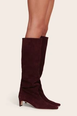 WALLY BOOT | PLUM SUEDE -fashion Palettes Dress Plum 069 web