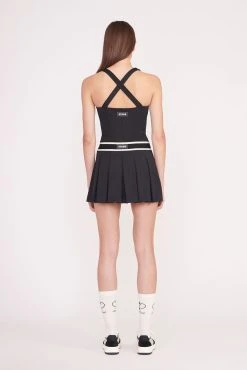 DOUBLES SKIRT | BLACK -fashion PickleBall 008 00394 edit web