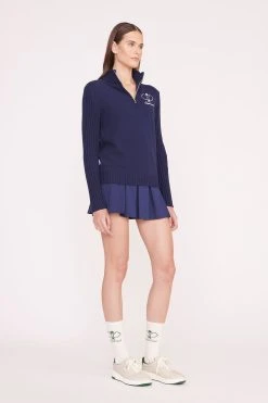 SERVE SWEATER | NAVY -fashion PickleBall 018 01062 edit web