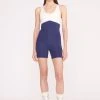BOUNCE SHORT UNITARD | NAVY IVORY