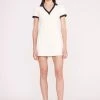 VOLLEY DRESS | IVORY BLACK -fashion PickleBall 028 01465 edit web