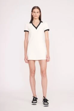 VOLLEY DRESS | IVORY BLACK