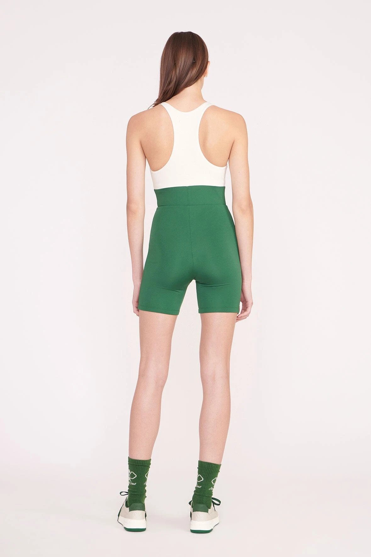 BOUNCE SHORT UNITARD | COURT GREEN IVORY 6 BOUNCE SHORT UNITARD | COURT GREEN IVORY - Image 4