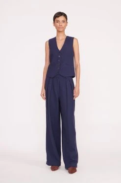 LUISA PANT | NAVY SUITING