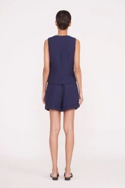LUISA SHORT | NAVY SUITING -fashion Pre Fall 022 00676 web