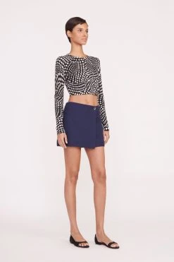 TOUR SKIRT | NAVY -fashion Pre Fall 024 00726 web