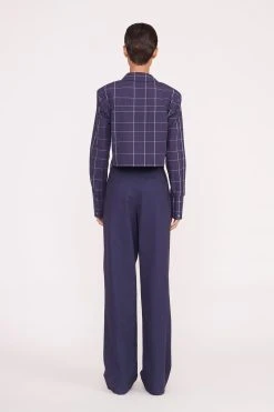 SENECA TOP | NAVY PLAID -fashion Pre Fall 031 00989 web