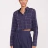 SENECA TOP | NAVY PLAID -fashion Pre Fall 031 00994 web
