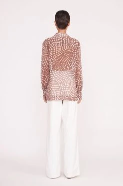 MARTHA TUNIC | CLOVE WAVY DOT -fashion Pre Fall 033 01046 web