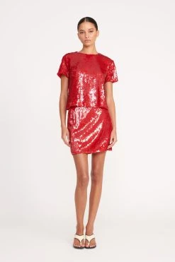 fashion 7 VEDETTE SKIRT | POINSETTIA