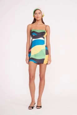 REMINGTON DRESS | MARBLE WAVE -fashion REMINGTON DRESS MARBLE WAVE BRIGITTE MULE BLACK 00143 2 web