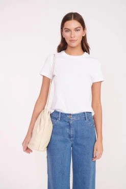 VALENTINA BUCKET BAG | CREAM -fashion RENAME JEANS WHITE TSHIRT BAGS 02118 web
