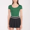REPLAY TOP | COURT GREEN -fashion Replay Top Green 010 00639 web